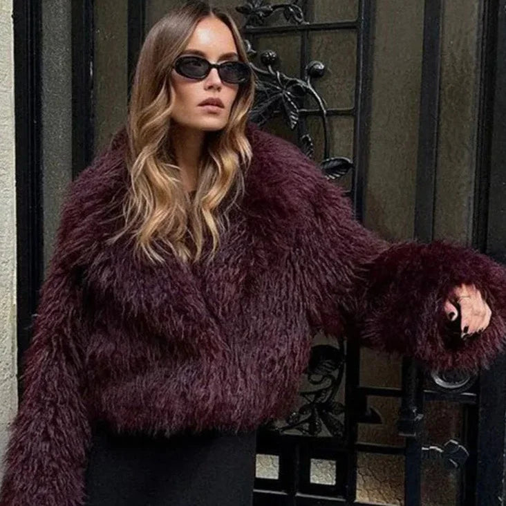 ELLA™ | Luxury Faux Fur Coat