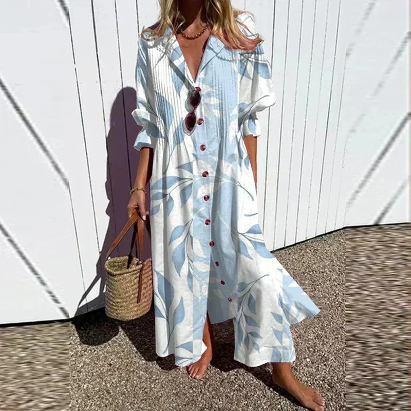 Elle | Puff sleeve maxi dress
