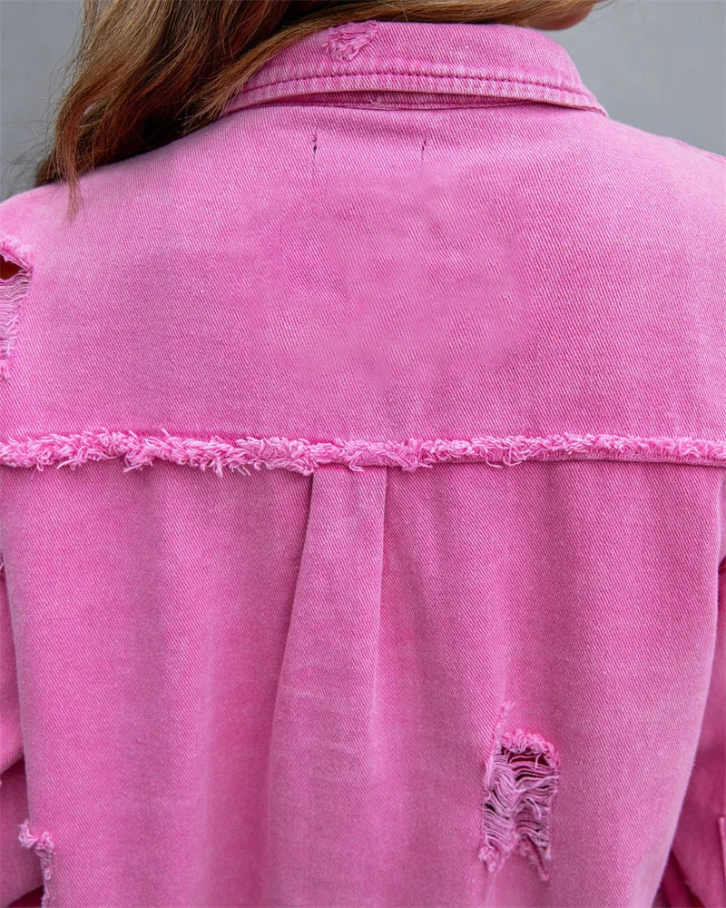 EMELIA™  | Denim Jacket in Beautiful Colors