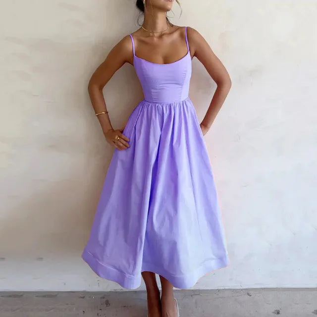 Elle | Dress with spaghetti straps