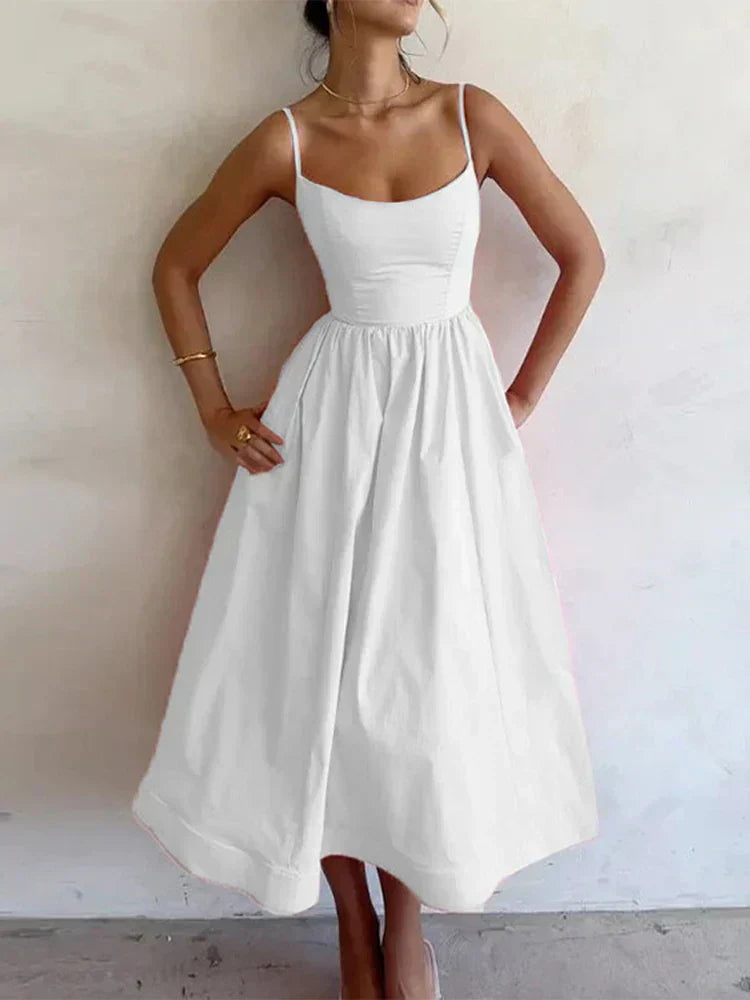 Elle | Dress with spaghetti straps