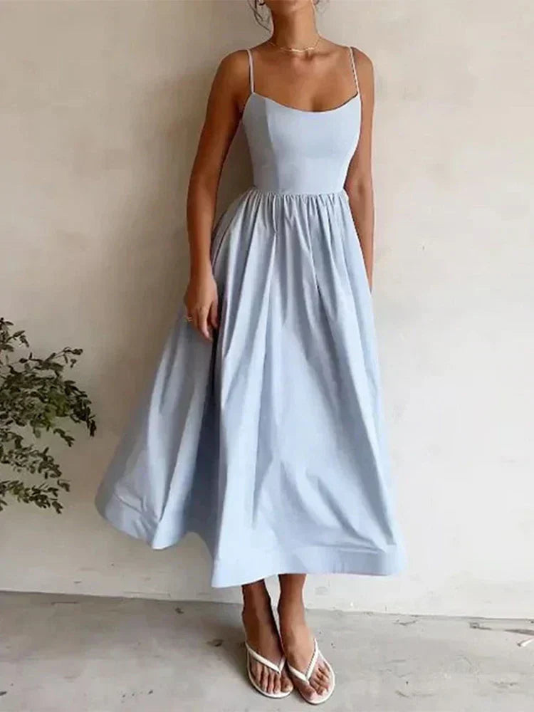 Elle | Dress with spaghetti straps
