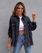 EMELIA™  | Denim Jacket in Beautiful Colors