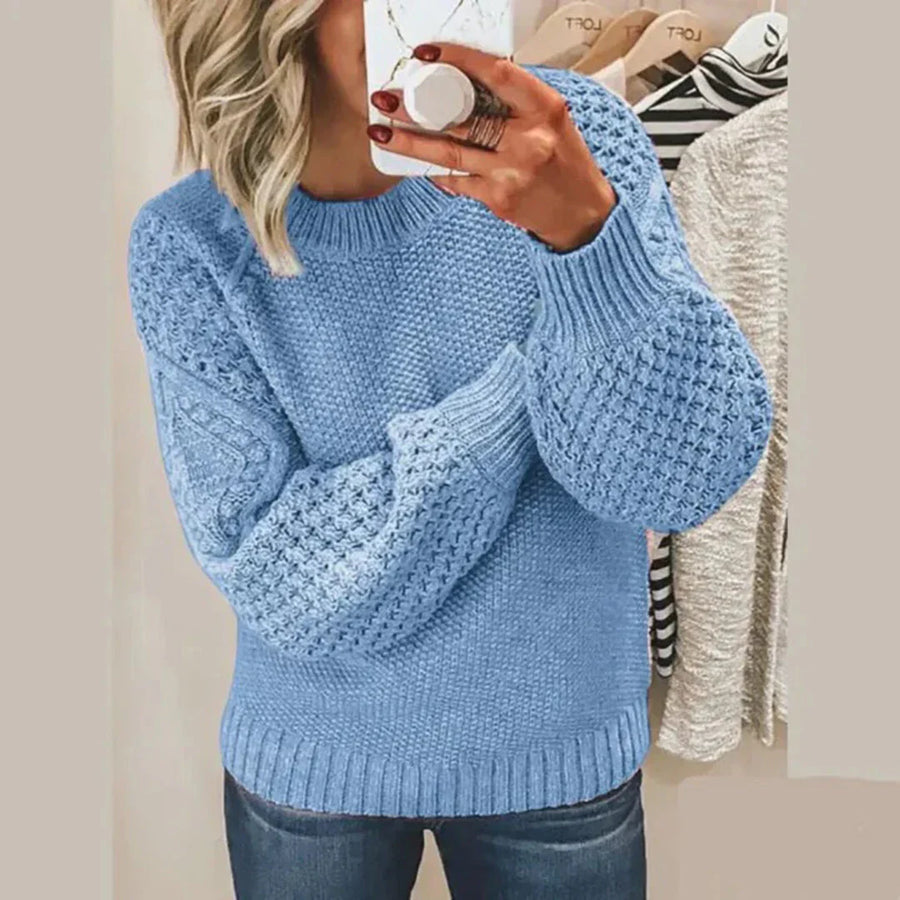 KIKI™ | Knitted Arm Detailed Sweater