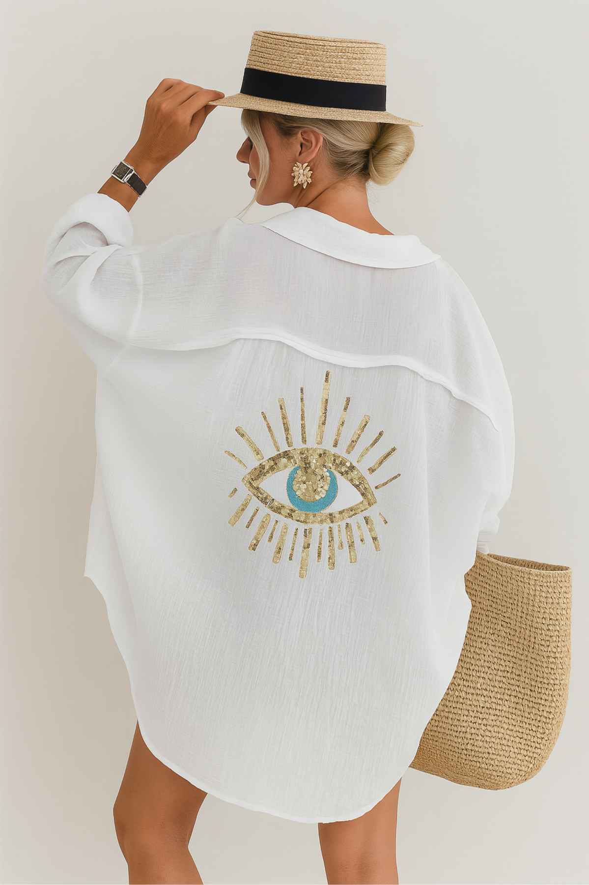 Elle | Shirt with sequins