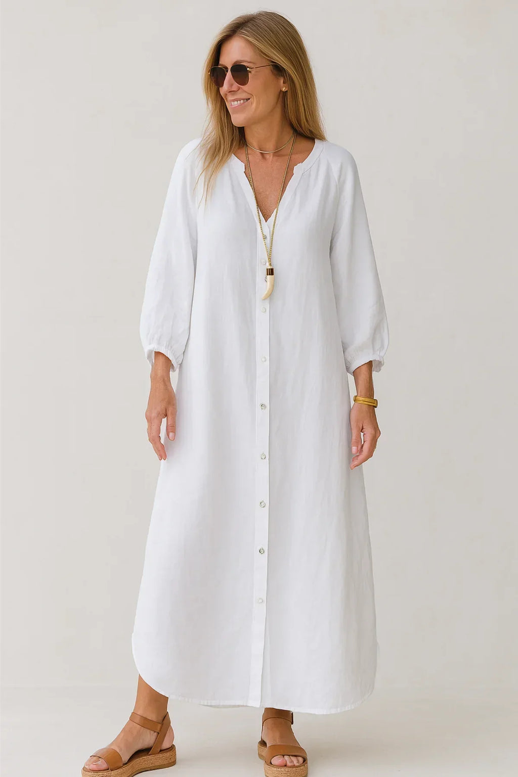 Elle | Lovely light linen dress