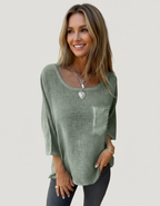 Elle | Everyday cotton linen shirt