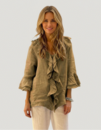 Elle | Luxury ruffled blouse