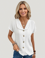 Elle | Blouse in cotton and linen
