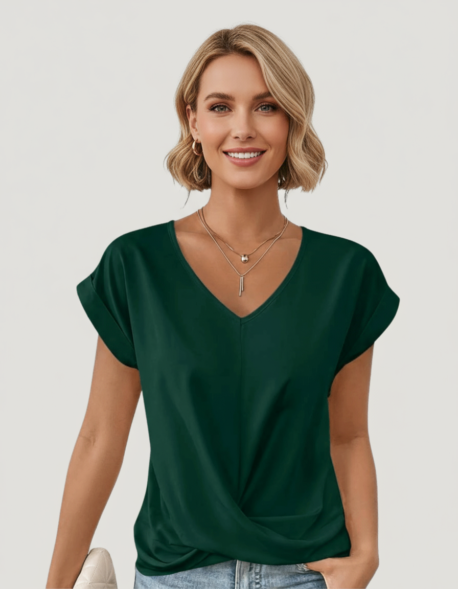 Elle | Elegant V-neck top