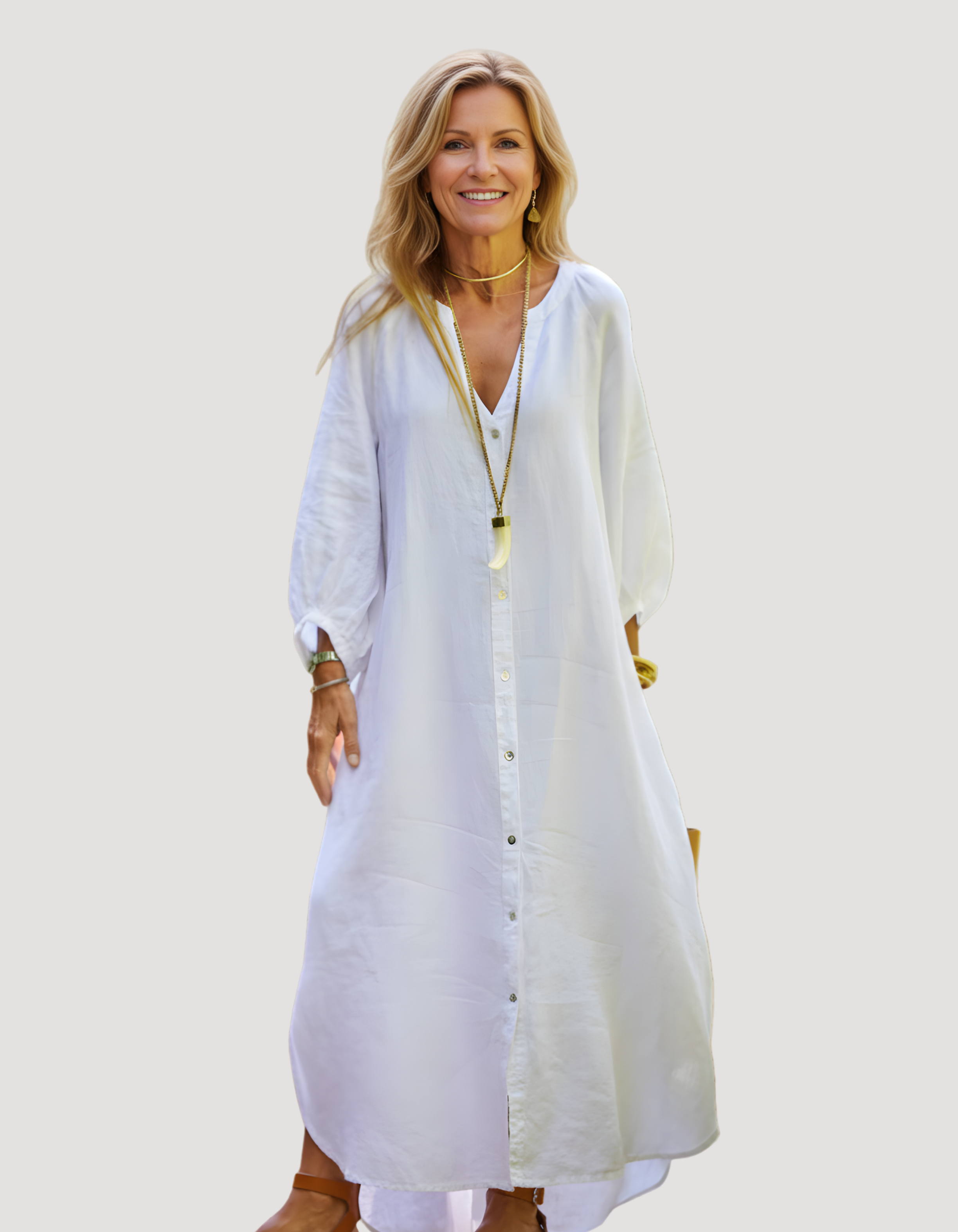 Elle | Lovely light linen dress