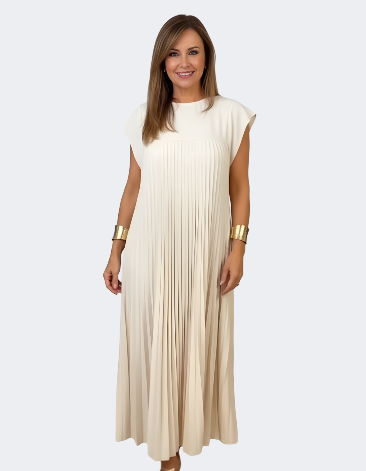 Elle | Timeless and comfortable pleated dress