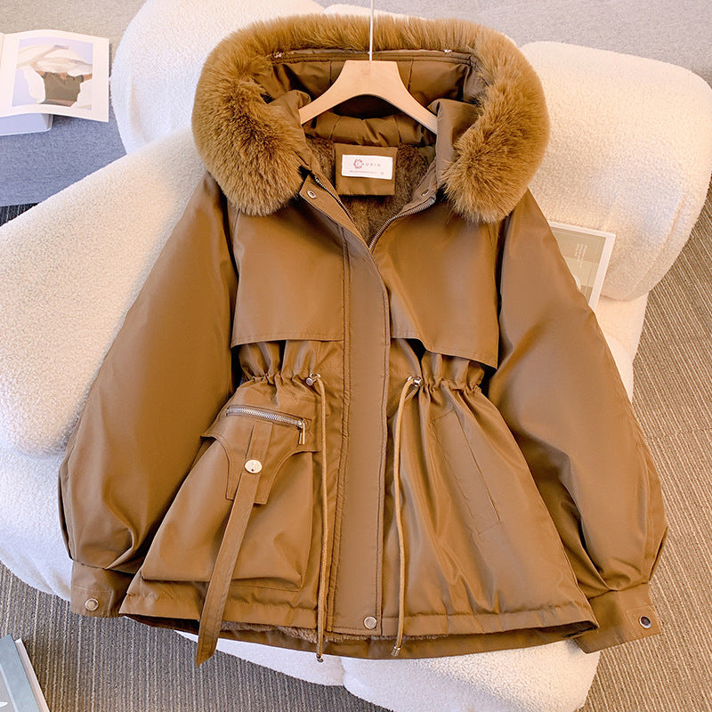 MIE™ | Jacket With Faux Fur Collar
