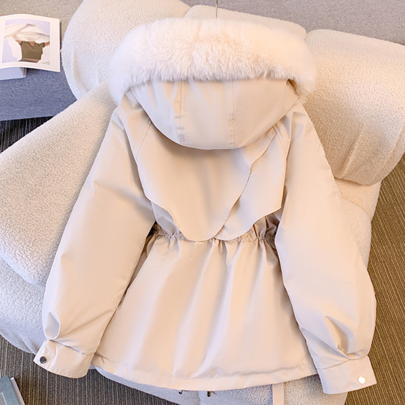 MIE™ | Jacket With Faux Fur Collar