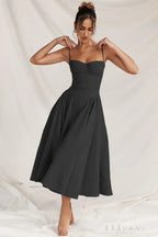 Elle | Midi corset dress