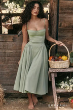 Elle | Midi corset dress