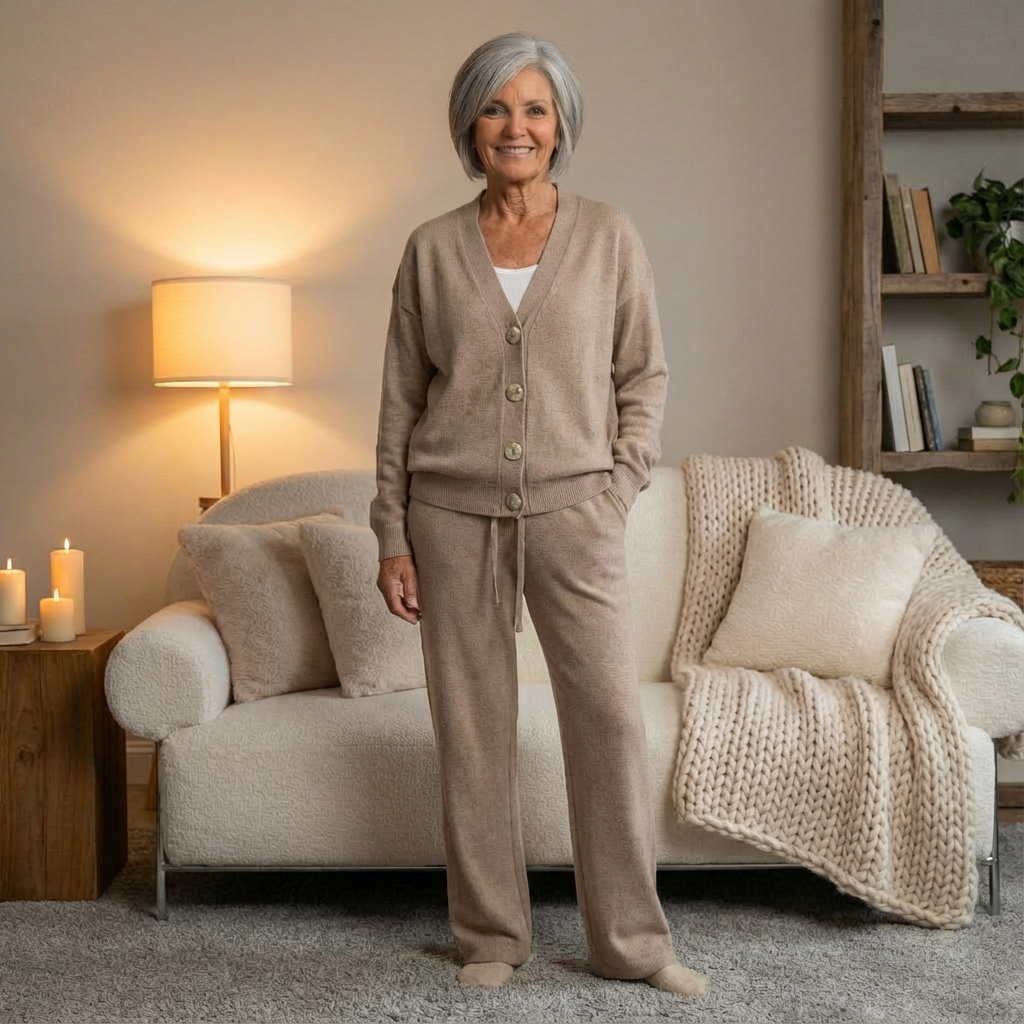 Eliana™ | Button-Knit Lounge Set