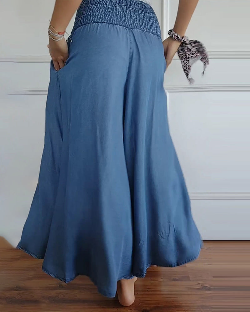 Elle | Trousers with elastic waistband