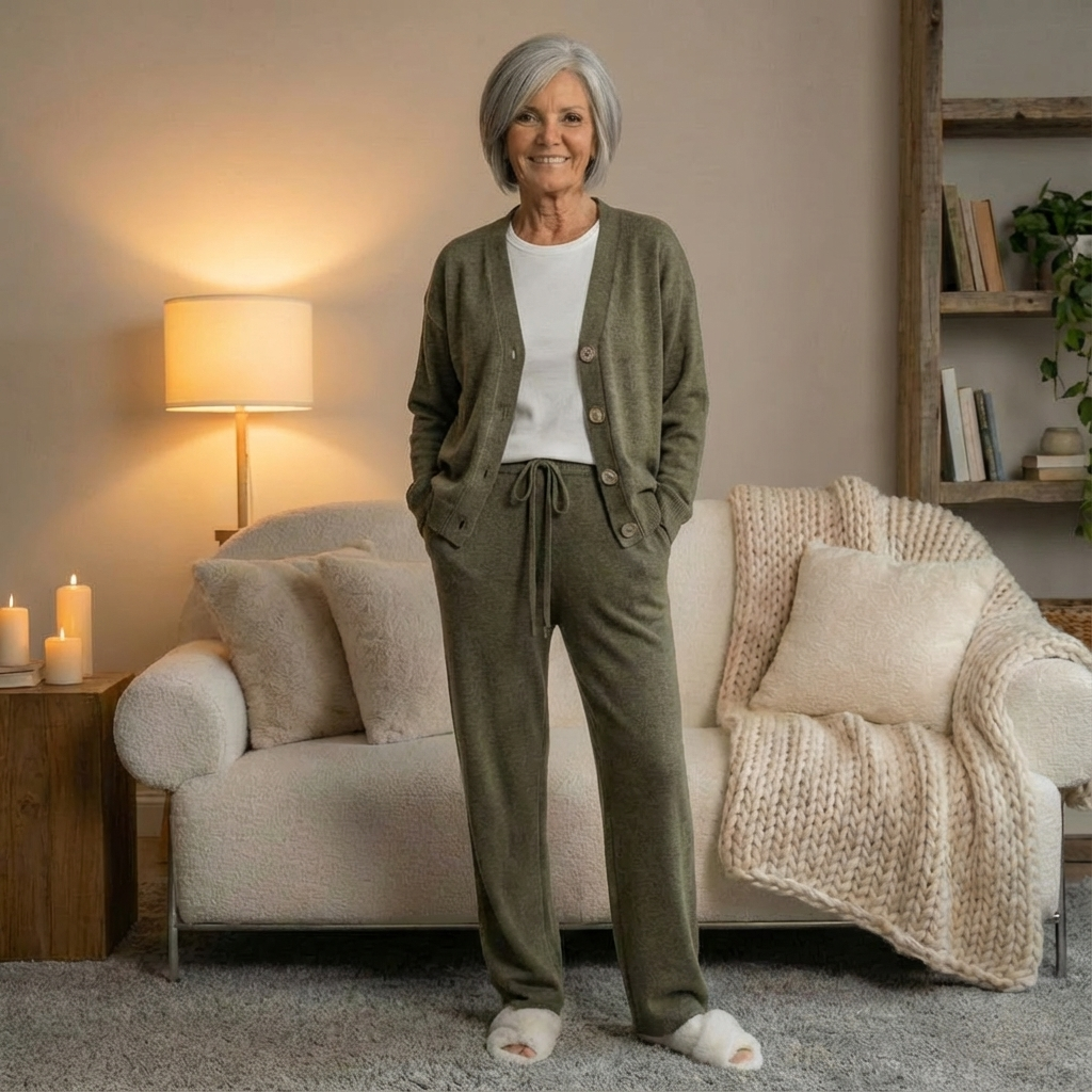 Eliana™ | Button-Knit Lounge Set