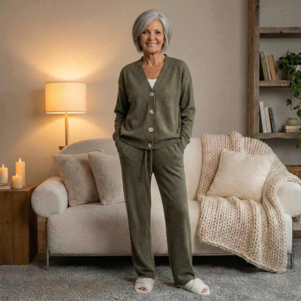 Eliana™ | Button-Knit Lounge Set