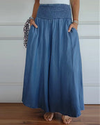 Elle | Trousers with elastic waistband