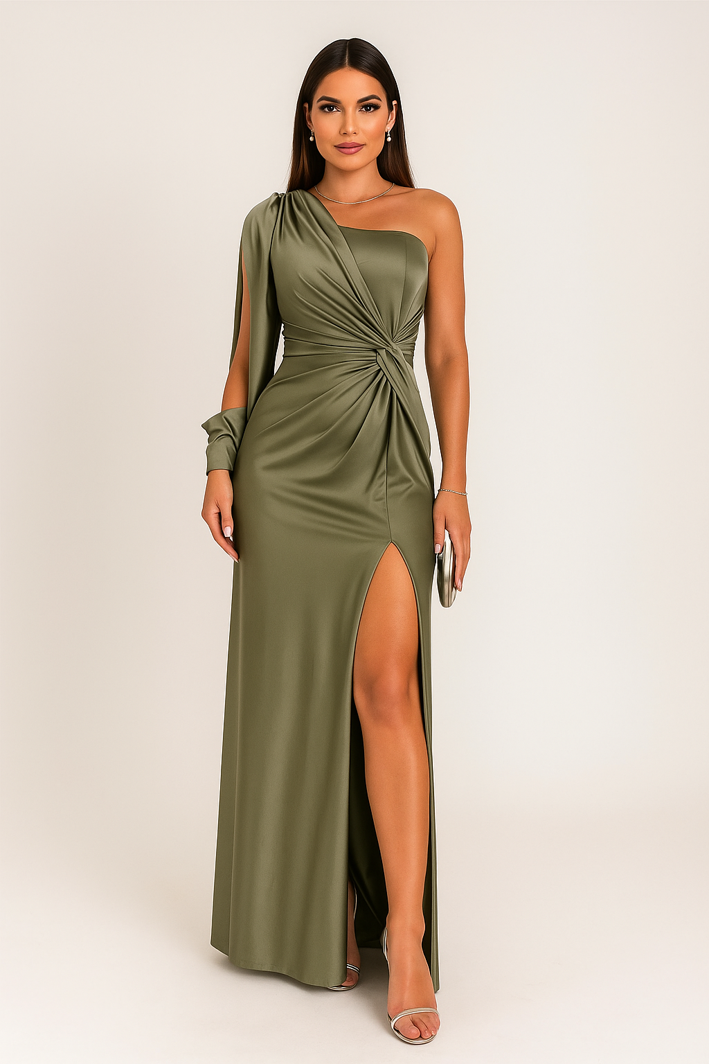 Elle | Satin dress