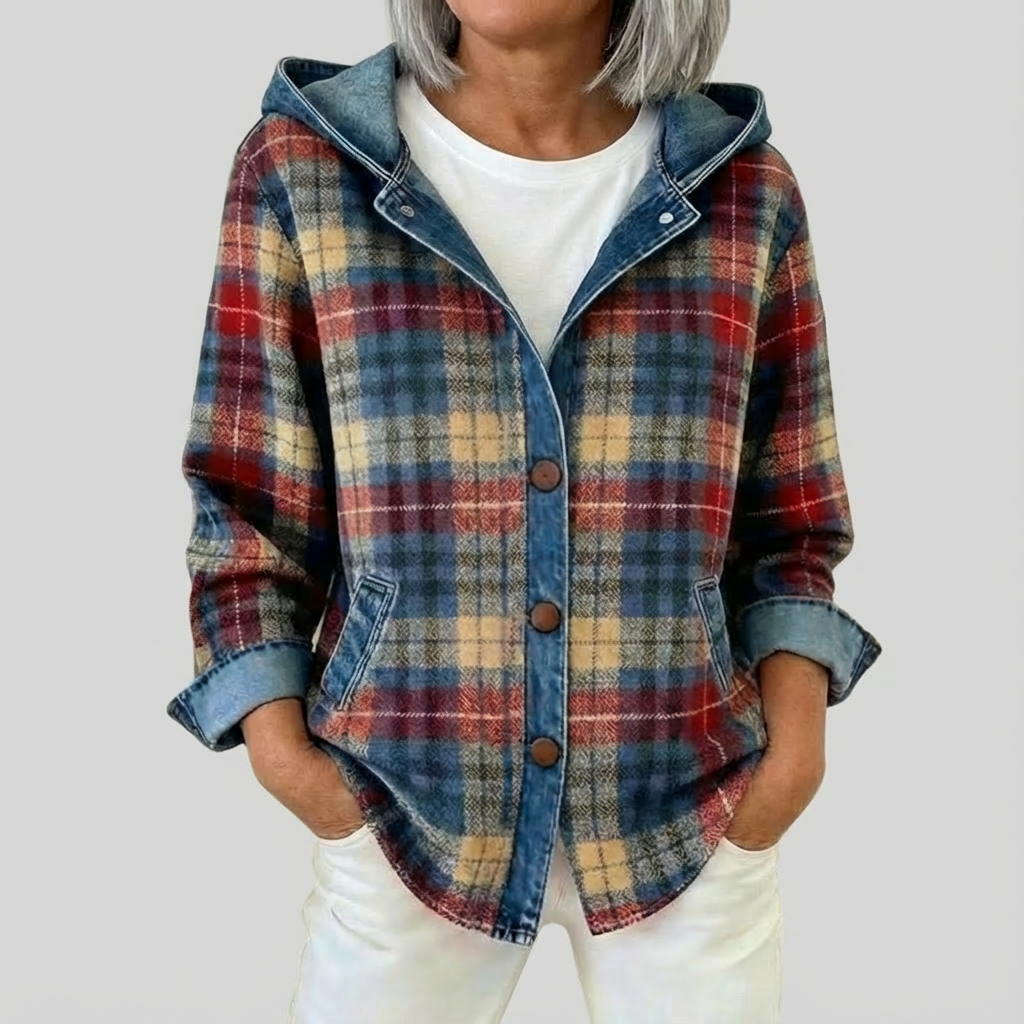 Rivera™ | Denim Check Cardigan & Jacket