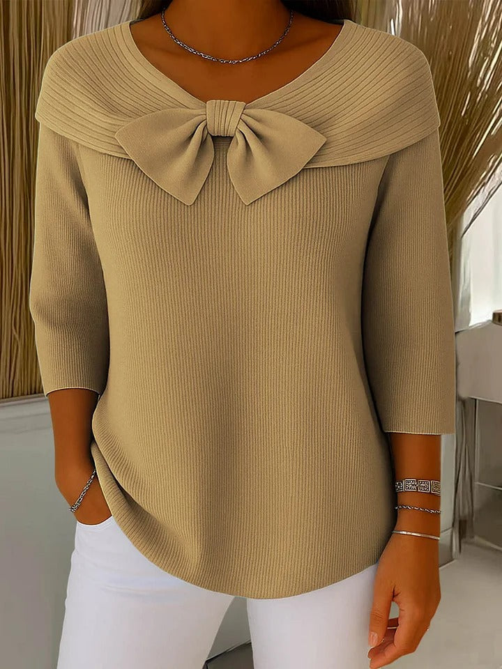 SERENA™ | Classic Bow Sweater