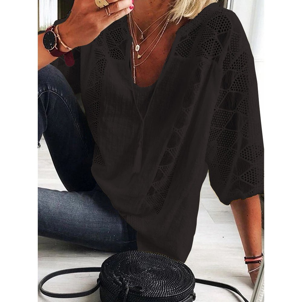 Elle | Crochet blouse