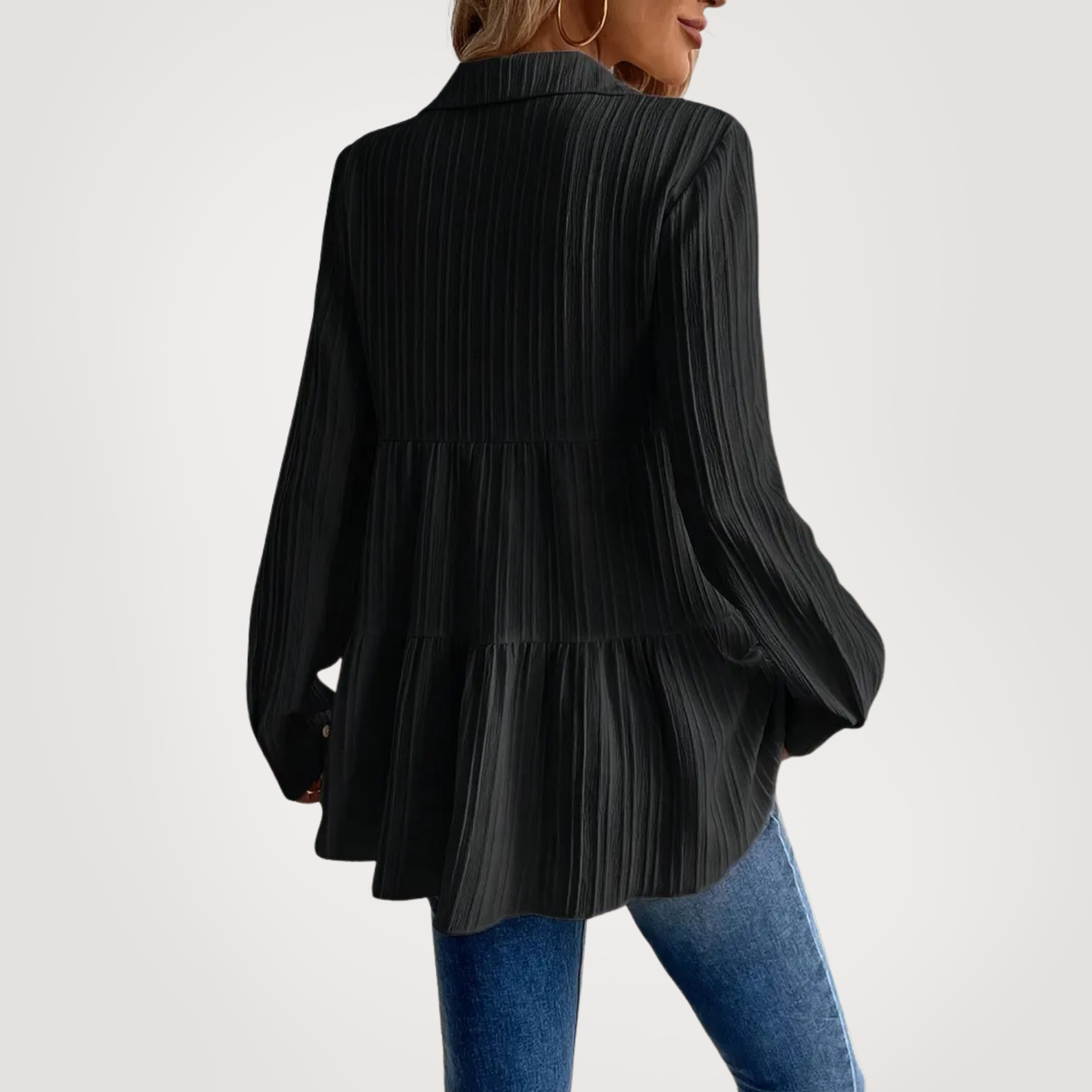Elle | Elegant ruffled shirt