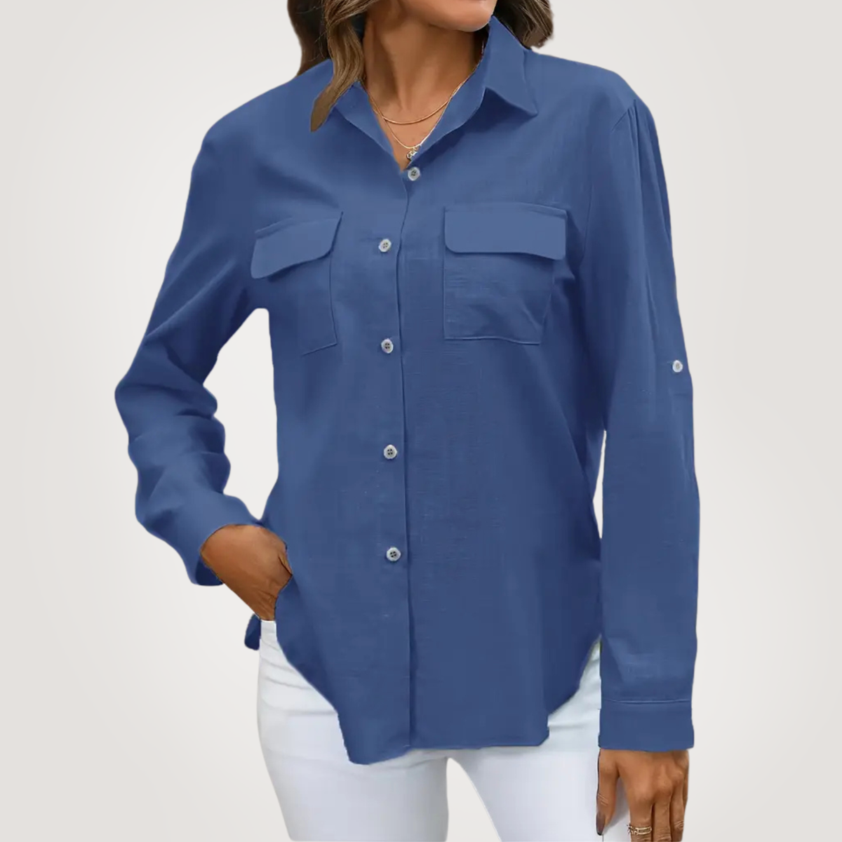 Elle | Everyday cotton linen shirt