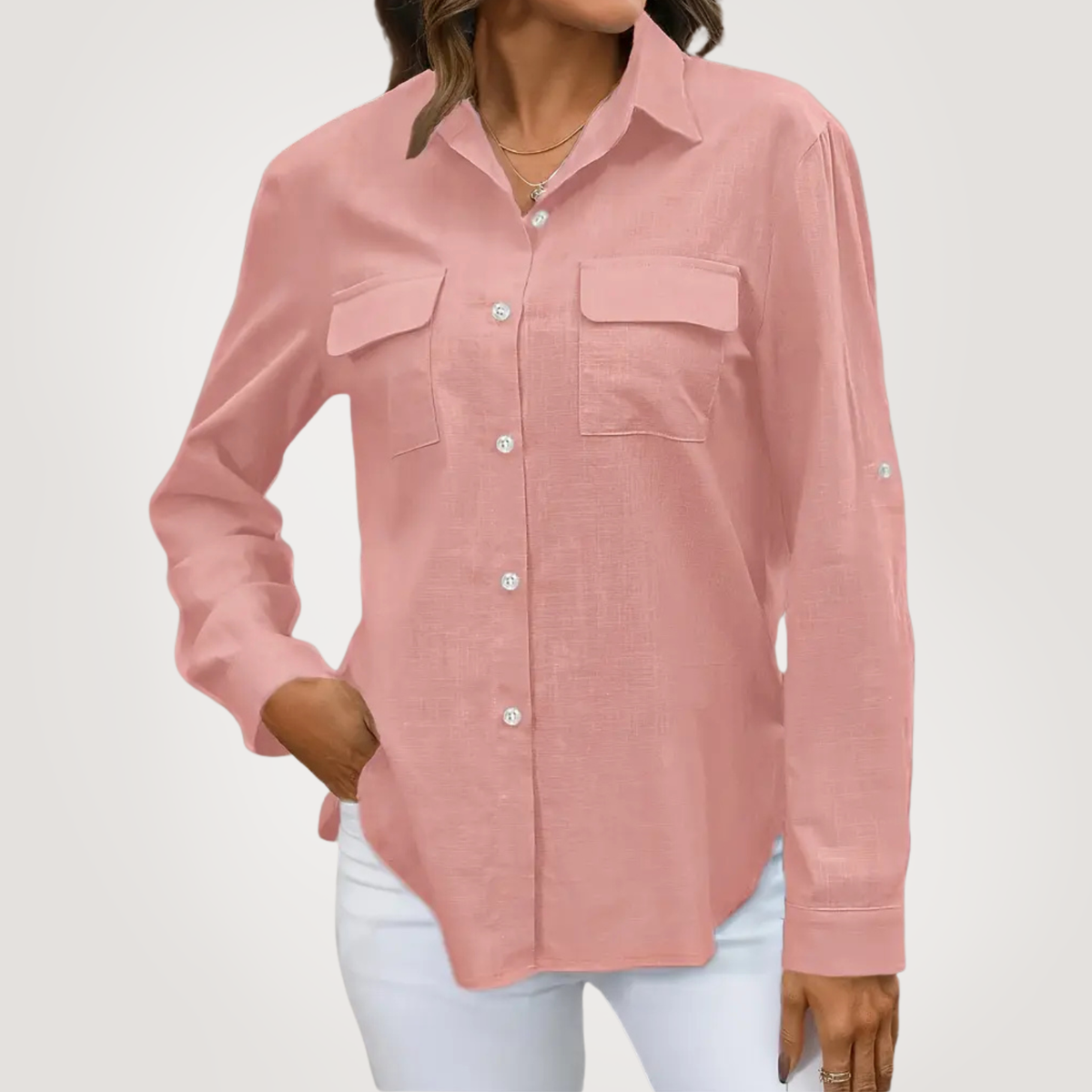 Elle | Everyday cotton linen shirt