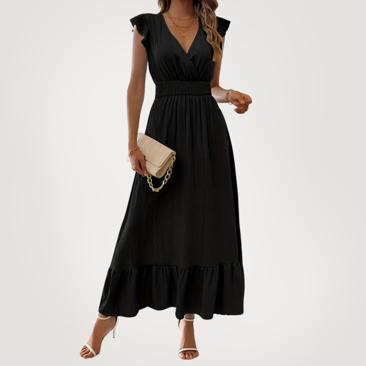 Elle | Elegant flowing midi dress