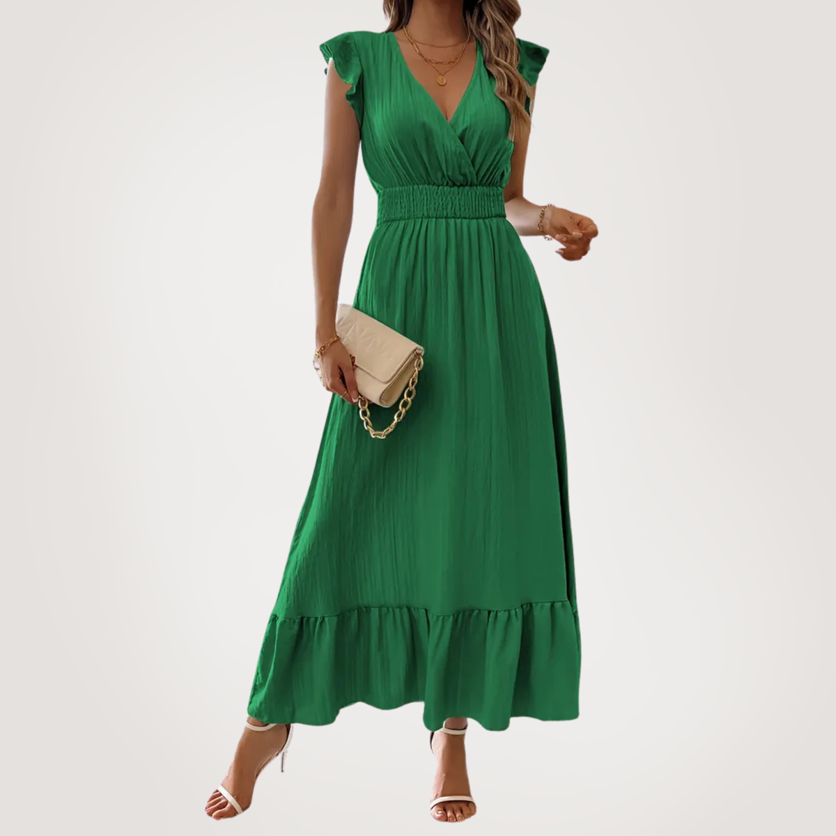 Elle | Elegant flowing midi dress