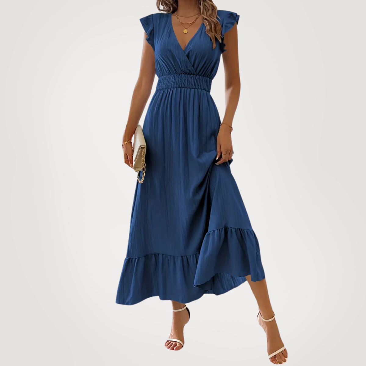 Elle | Elegant flowing midi dress