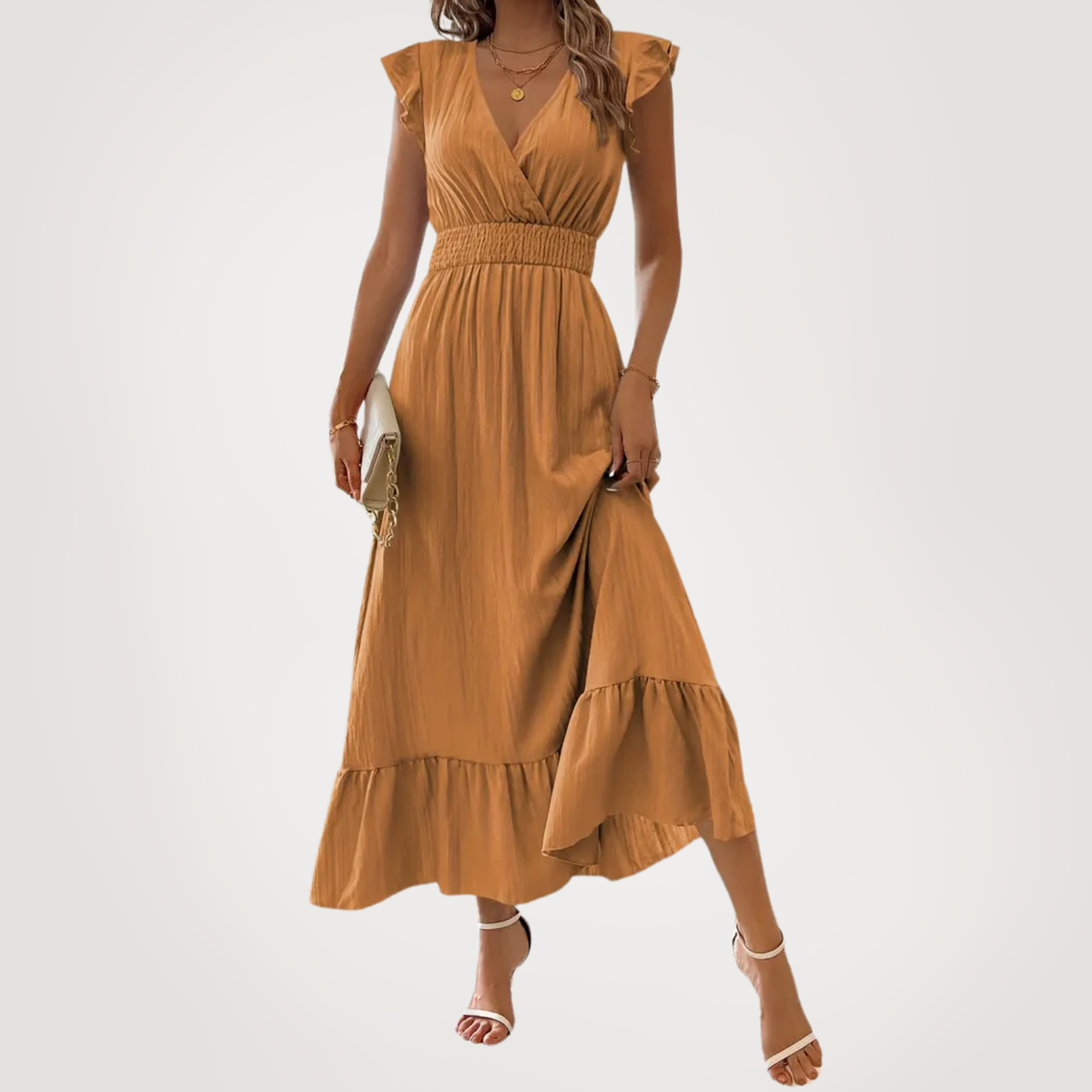 Elle | Elegant flowing midi dress