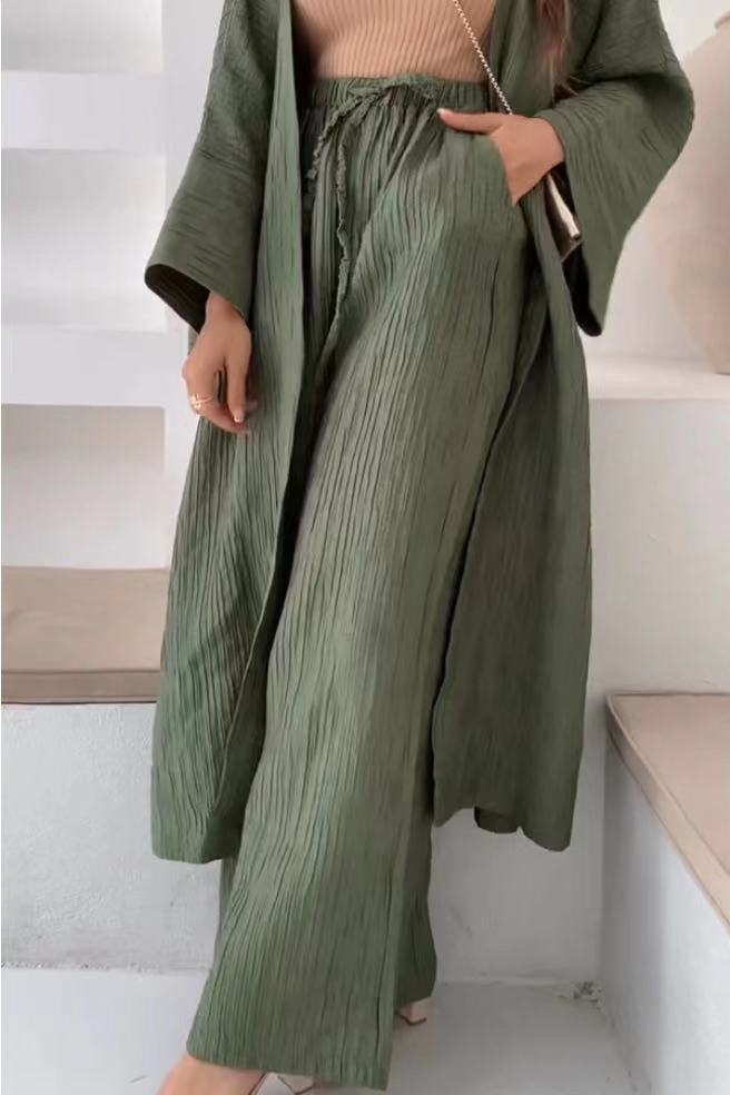 KATRINE™ | Elegant Cardigan and Trouser Set