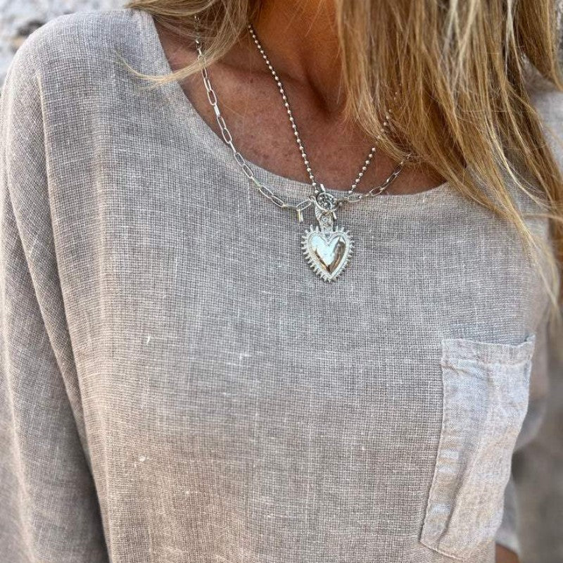 Elle | Everyday cotton linen shirt