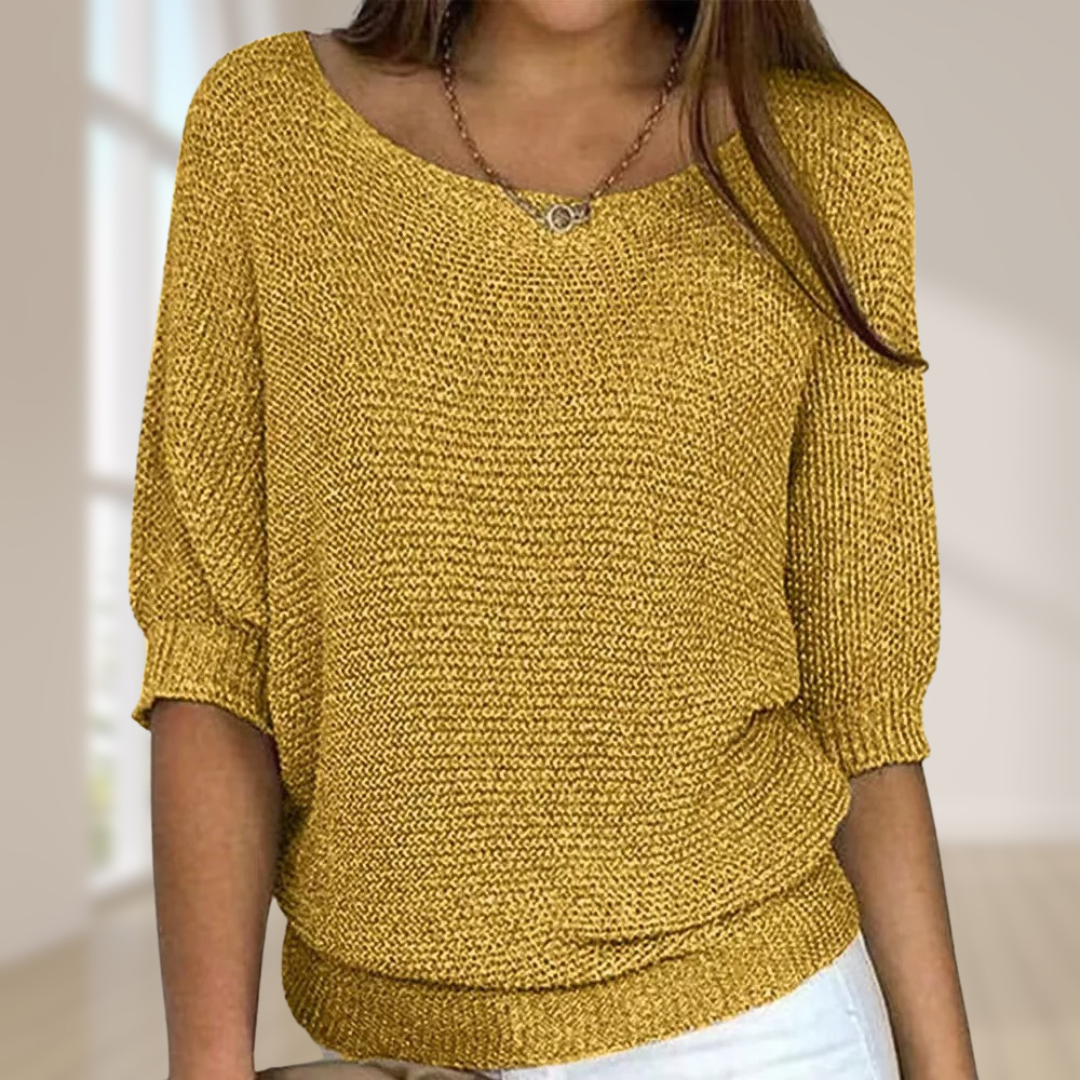 Mie™ | Knitted Bright Top