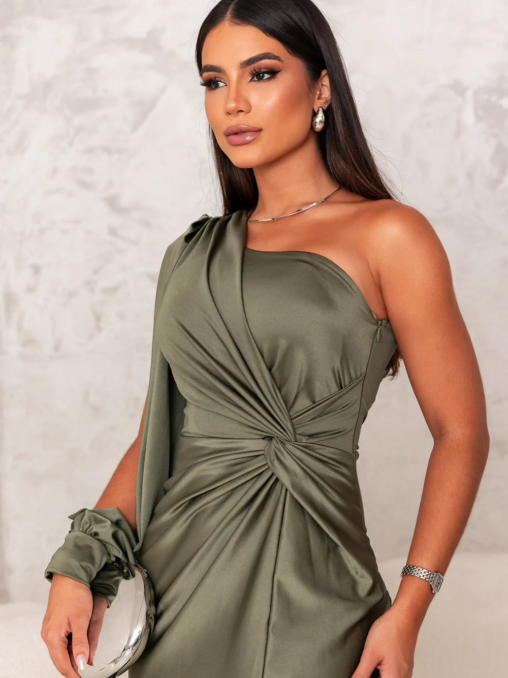 Elle | Satin dress