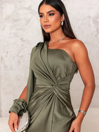 Elle | Satin dress