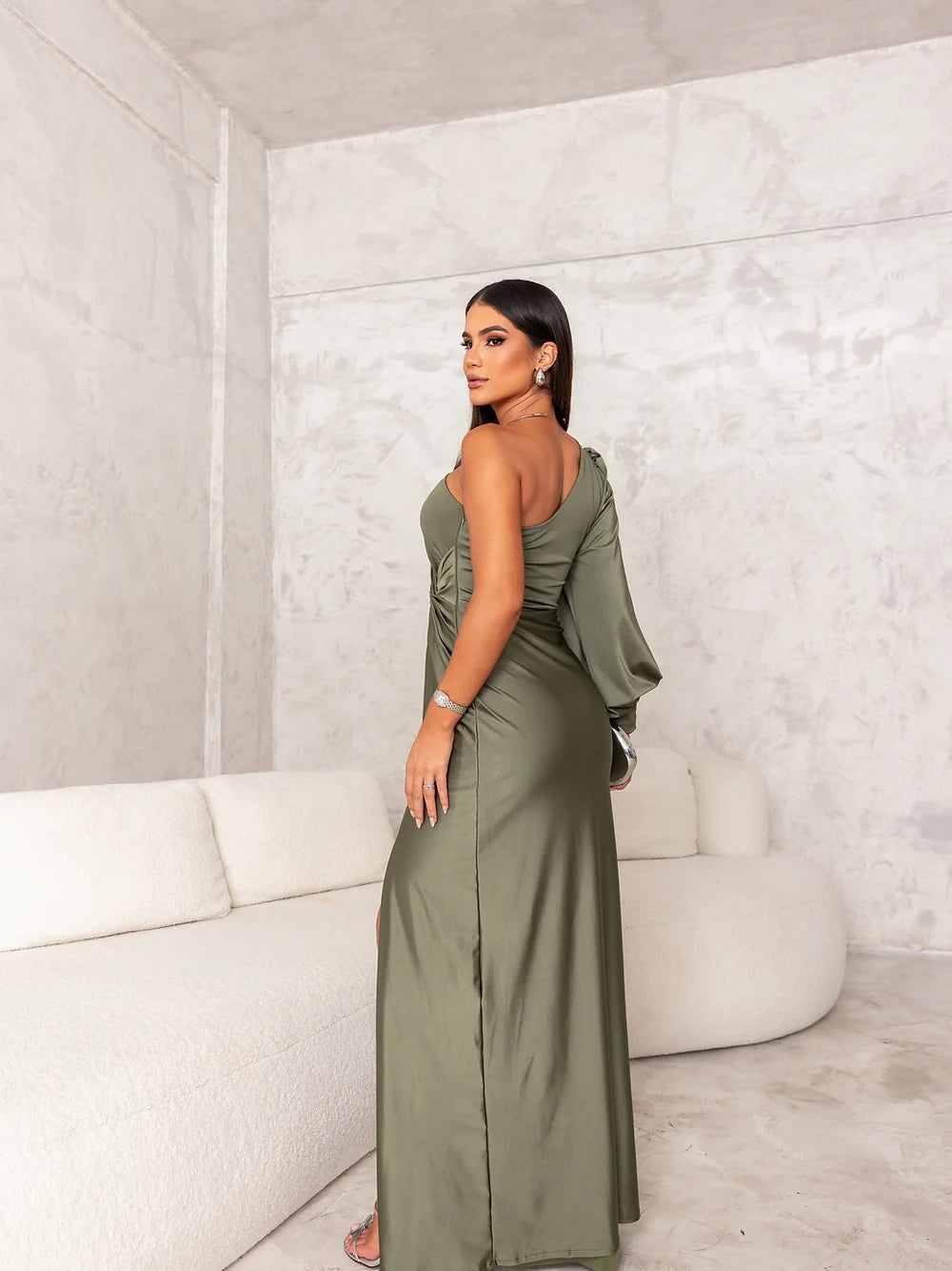 Elle | Satin dress