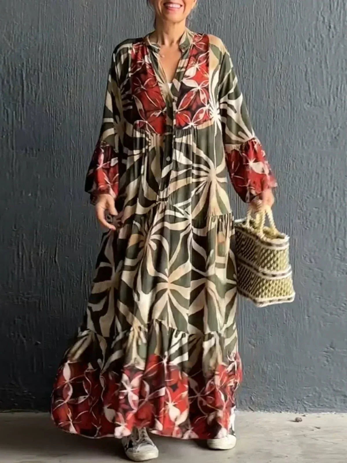 Elle | Flowing boho dress